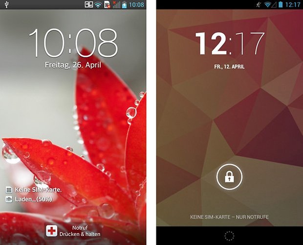 optimus android lockscreen