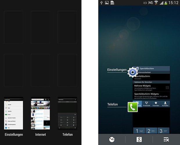 sense touchwiz offene apps