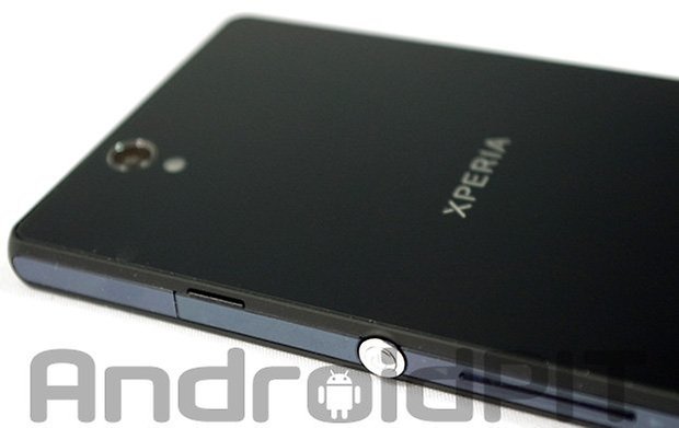 Xperia Z back Ausschnitt