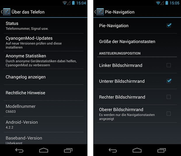 screen cm xperia z