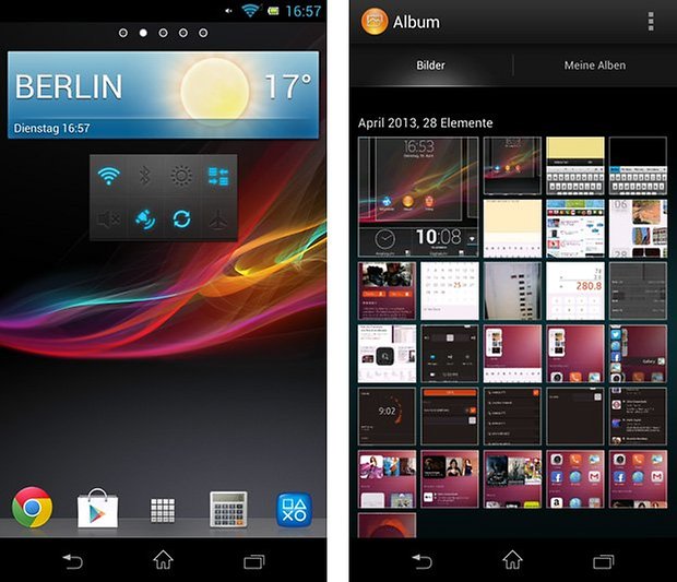 xpert galaxy nexus album widgets