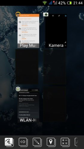 acer liquid e3 plus letzte apps