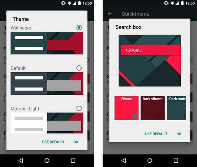 action launcher3 quicktheme einstellungen