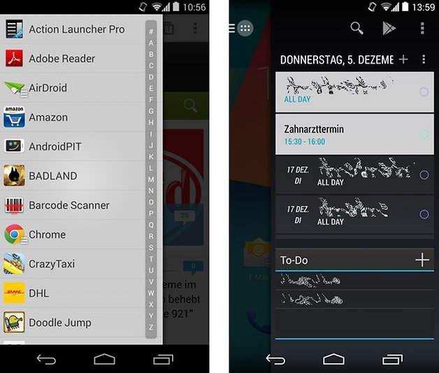 action launcher pro quickdrawer quickpage
