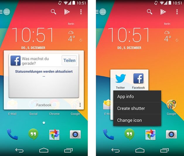 action launcher pro shutter