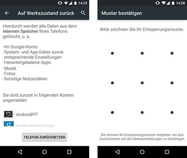 android 5 0 lollipop telefon zuruecksetzen