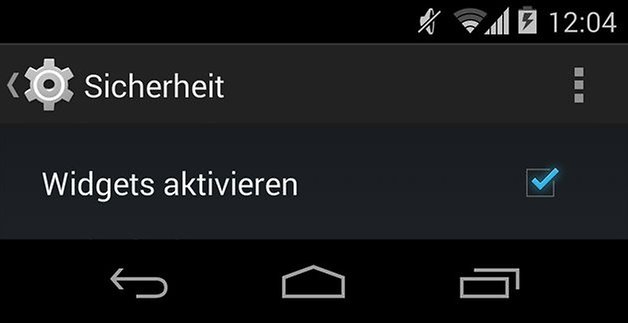 android kitkat widgets aktivieren
