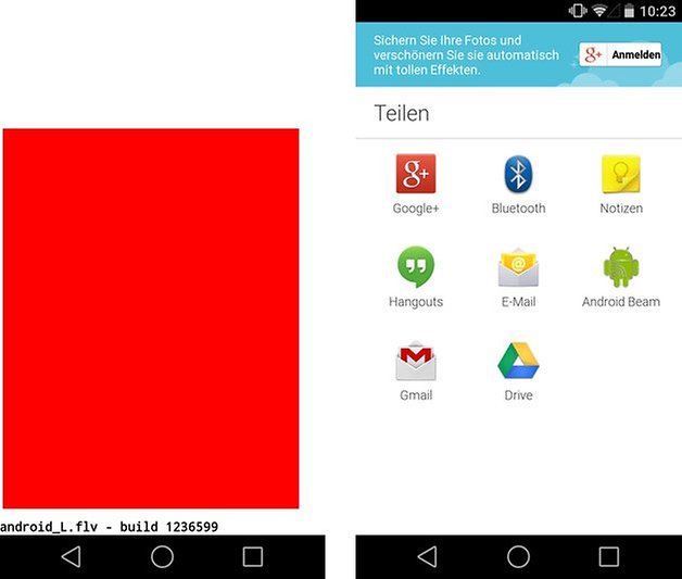 android l easter egg teilen
