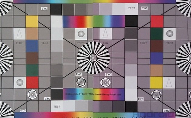 colour chart comparison left nexus7 right s4active