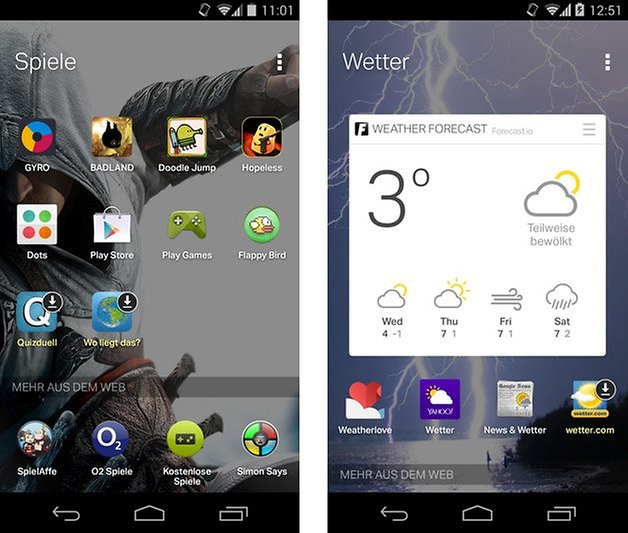 everythingme smart folders