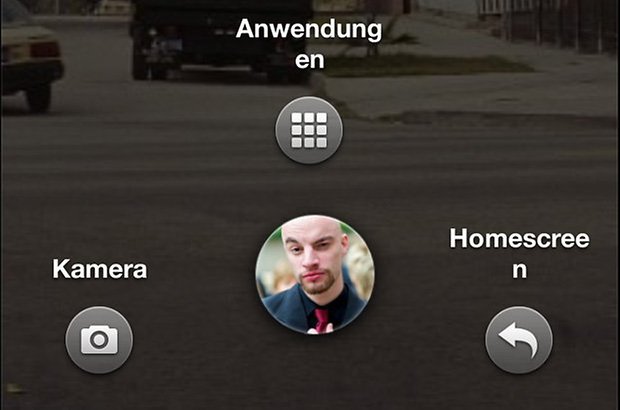 facebook home lockscreen menu