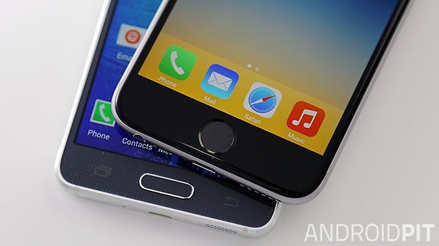 galaxy alpha iphone 6 home buttons