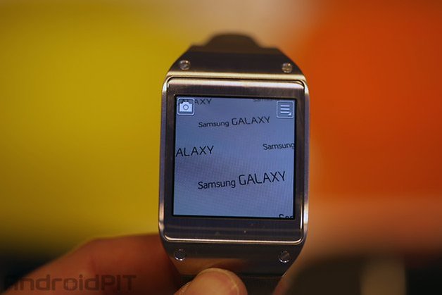 galaxy gear kamera interface