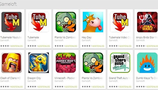 Google Play Store: aplicativos e jogos falsos