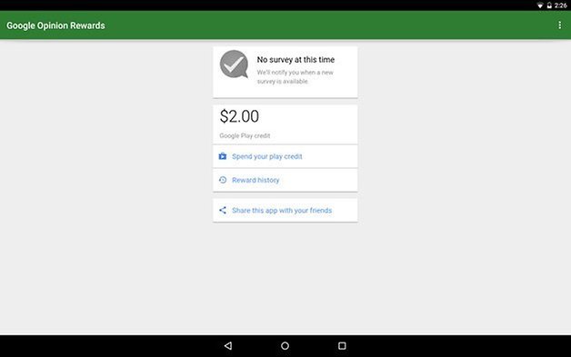 google umfrage app