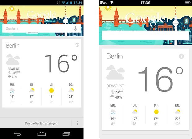 google now android ios
