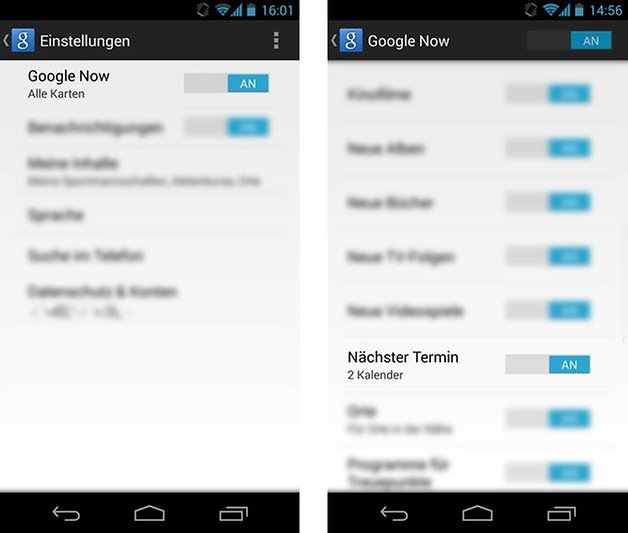 google now kalender einstellungen