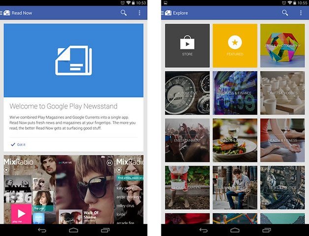 google play newsstand