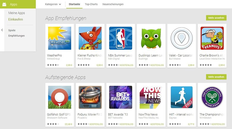 google play store apps