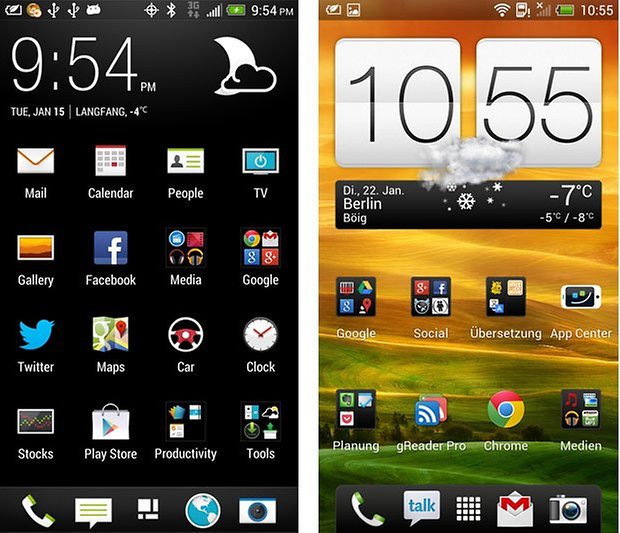 htc sense 5 sense 4 vergleich 2