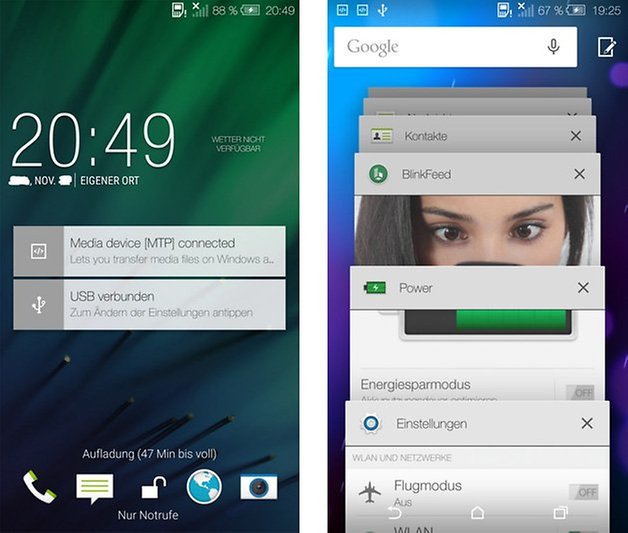 htc sense 7 lockscreen multitasking
