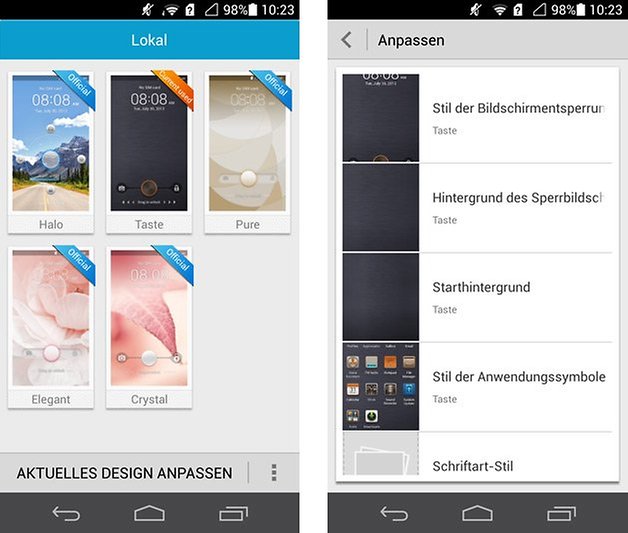 huawei ascend p6 emotionui designs
