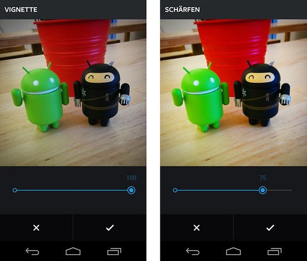 instagram android bilder manuell bearbeiten