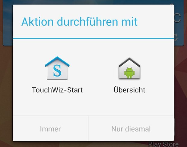 launcher auswahl