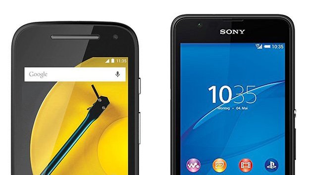 motorola moto e 2015 vs sony xperia e4g teaser