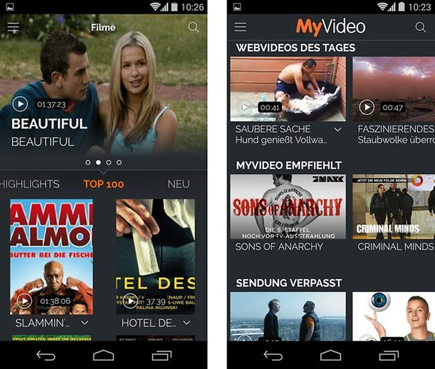 myvideo android filme webvideos des tages