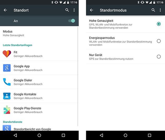 nexus 6 akku standort