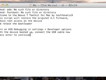 Rooten leicht gemacht: Nexus 7-Toolkit jetzt auch f&uuml;r Mac