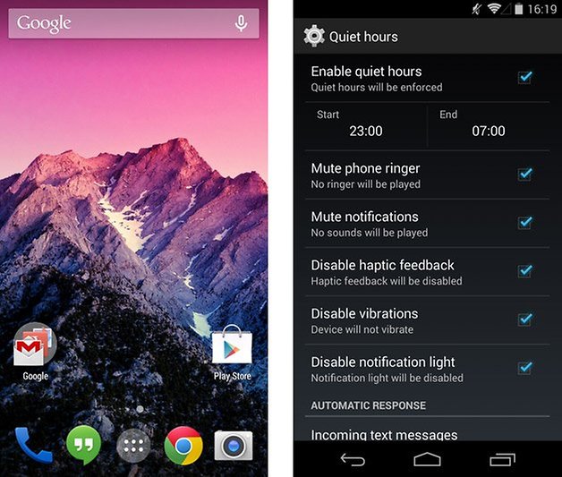 omnirom immersive mode quit hours