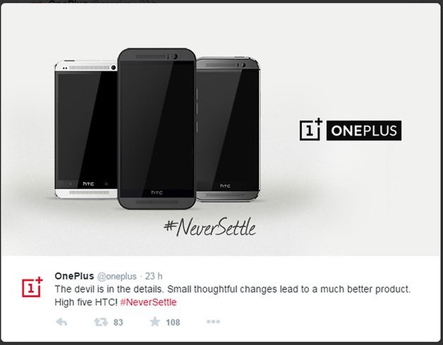 oneplus one htc one m9 tweet 02