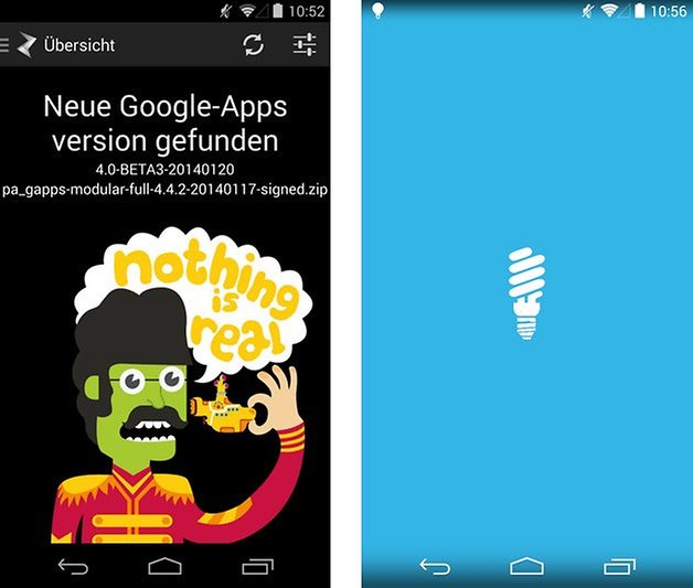paranoid android updater flashlight