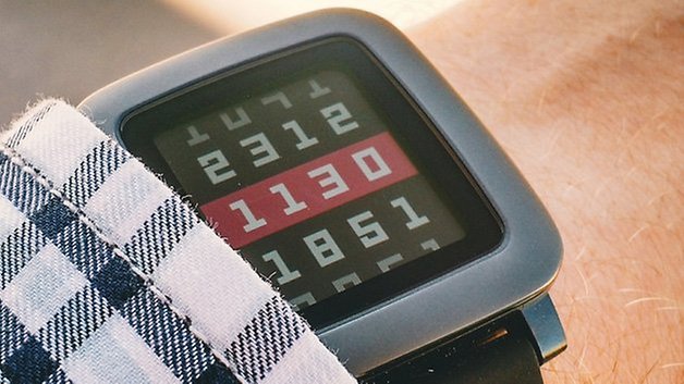 pebble time handgelenk