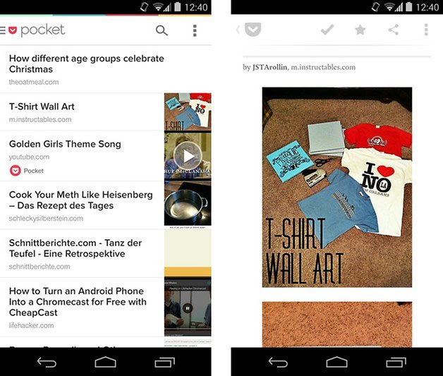 pocket screenshots