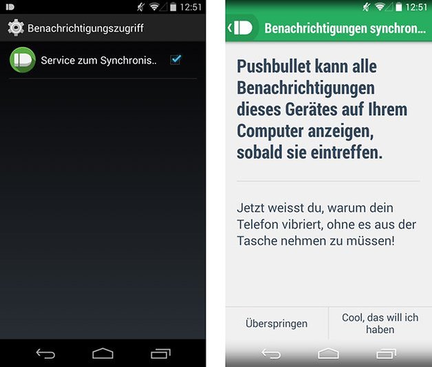 pushbullet einrichtung smartphone
