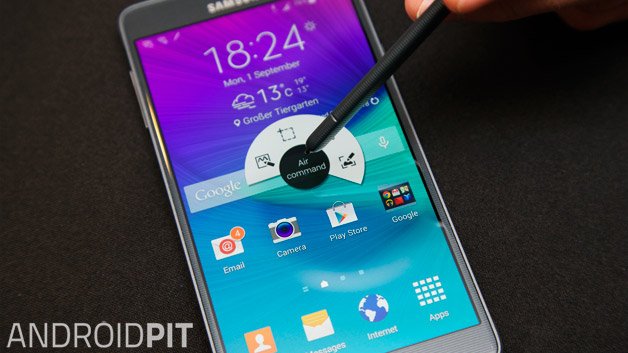 cara screenshot samsung galaxy note 4