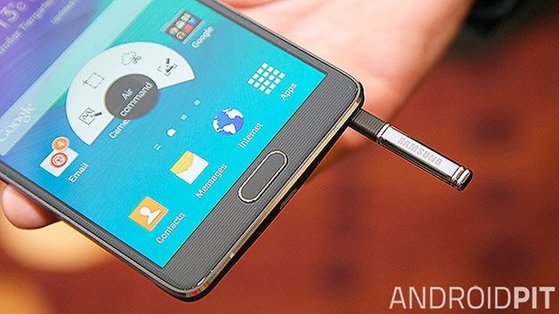 samsung galaxy note 4 s ручка крупным планом