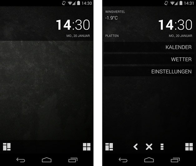 sicksky launcher homescreen platten