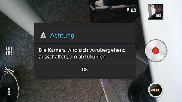 xperia z3 kamera 4k ausschalten