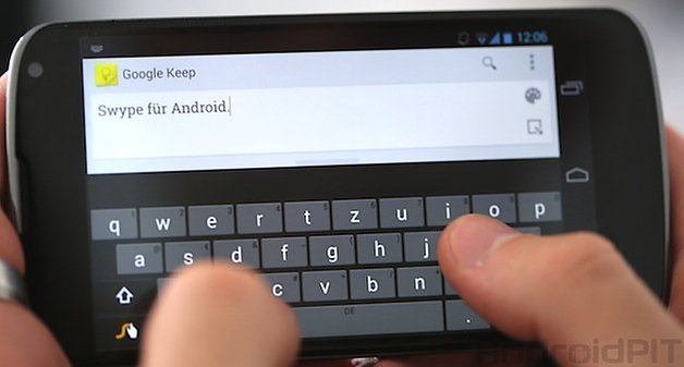 swype tastatur nexus 4