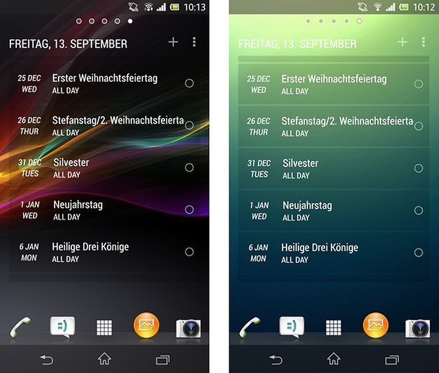 today agenda widget teaser
