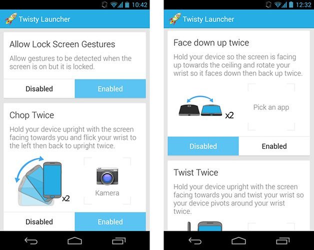 Camera stock Android Nexus 4 gravar videos