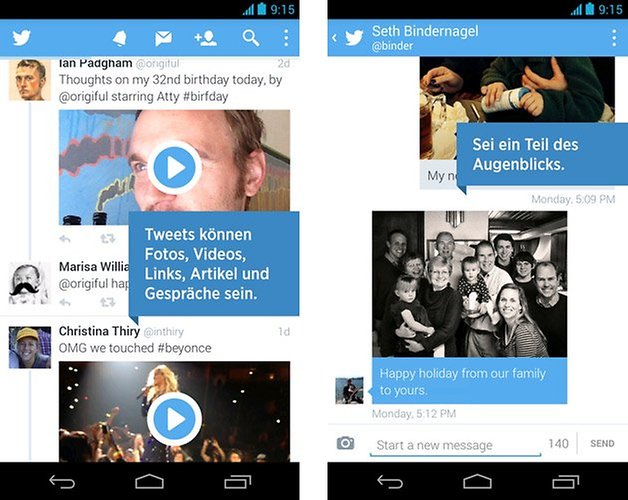 twitter update design