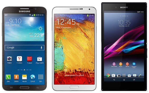 vergleich galaxy round note 3 z ultra