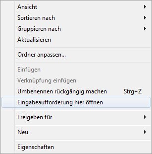 windows eingabeaufforderung hier oeffnen kontextmenue