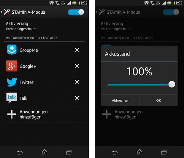 xperia z stamina