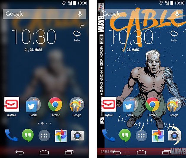 comic cover muzei homescreen